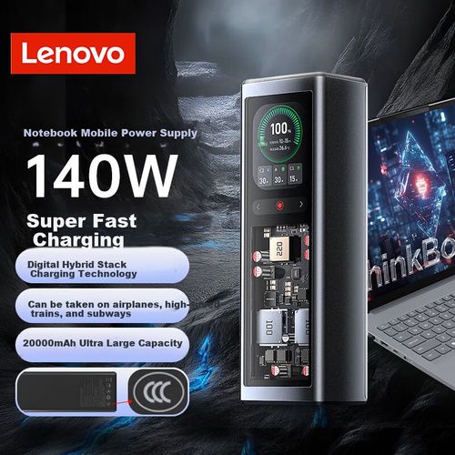 Power Bank Lenovo Slpb-20140 140W 20000Mah Negro