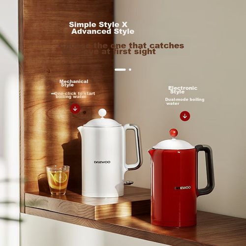 Hervidor Eléctrico Daewoo Ek01-E 1.5 Litros Blanco