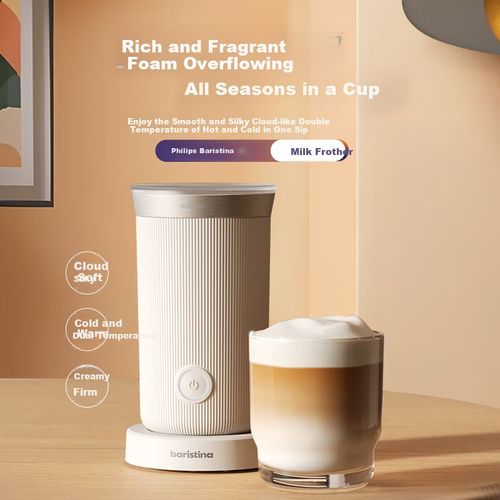 Espumador De Leche Philips Baristina Negro