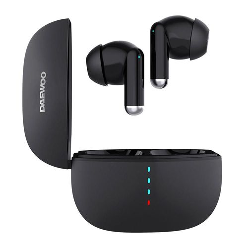 Audífonos Inalámbricos Daewoo DW-07N Onyx Bluetooth 5.3 con Cancelación de Ruido y Estuche de Carga