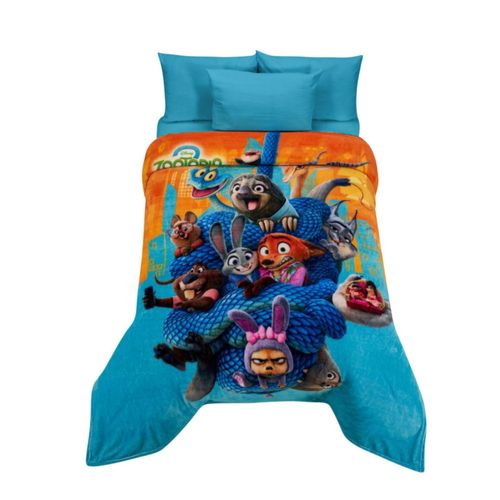 Cobertor Serenity Matrimonial Zootopia Zoo