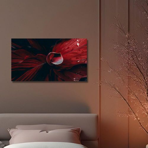 Cuadro Decorativo Planta 20x30cm Trópico Borgoña