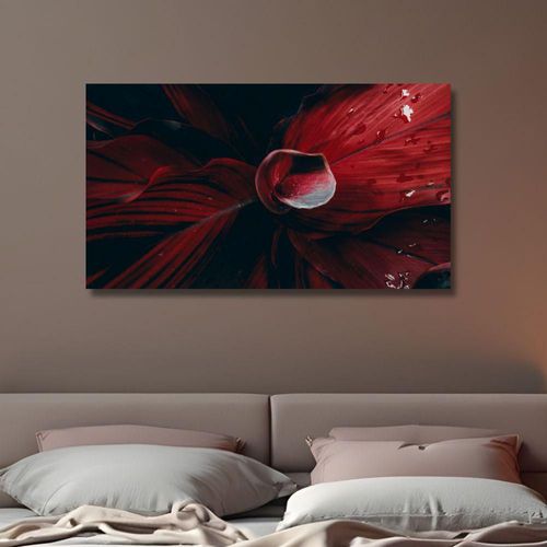 Cuadro Decorativo Planta 60x80cm Trópico Borgoña