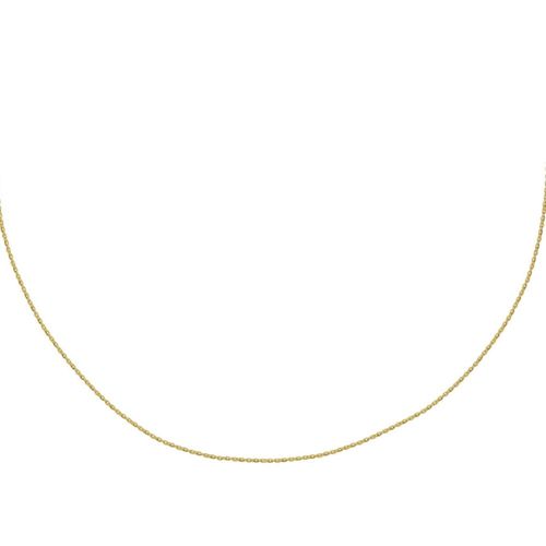 Cadena Tejido Ancla 40cm Amarilla Oro 10K Horoz V12 E962