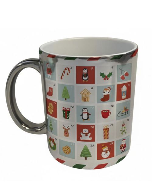 Taza Calendario Adviento Navidad 11oz
