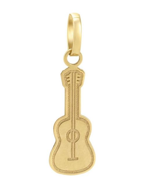 Dije Guitarra Oro 14k CRISTAL JOYAS BVODI2-052