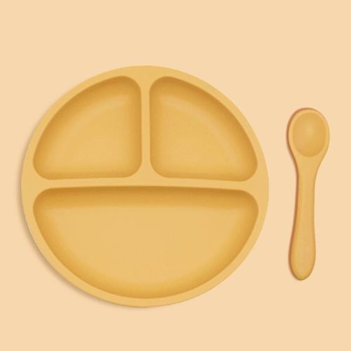 Plato cuadrado de silicona para el hogar, grado alimenticio para niños.HOGAWAY