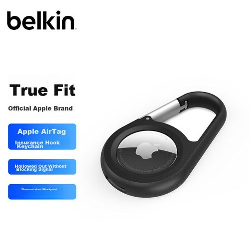 Funda Belkin Airtag Llavero Gancho Negro