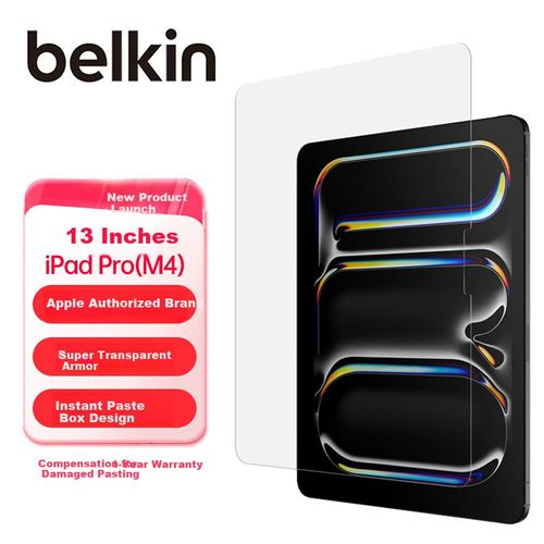 Protector Belkin Vidrio Templado Ipad Pro 13 2024 M4