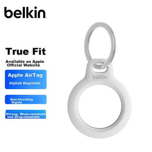 Llavero Belkin F8W973 Compatible Airtag Blanco