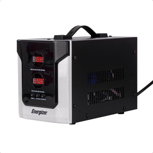 Regulador de Voltaje Energizer 1500VA/900W Doble Contacto con Pantalla LED