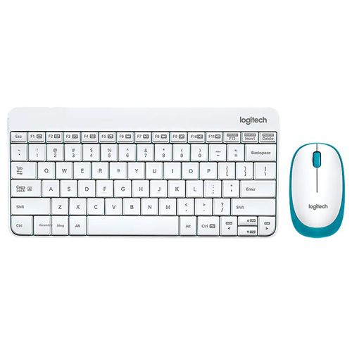 Combo Teclado Y Mouse Inalámbricos Logitech Compactos 2.4 Ghz