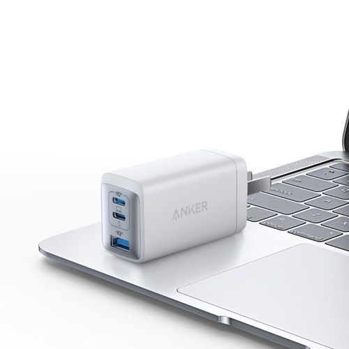 Cargador Rápido Gan 65W Anker Con Puertos Usb-C Y Usb-A