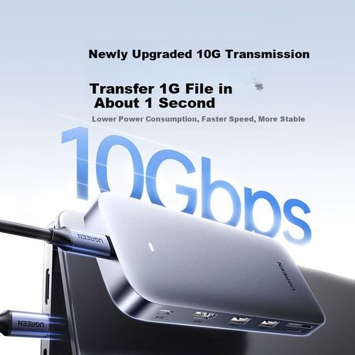 Carcasa Para Disco Duro Ugreen Con Dock Usb-C Y Hdmi 4K 60Hz