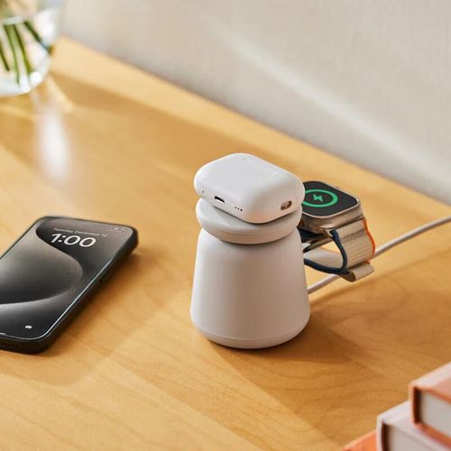 Soporte De Carga Magnética Inalámbrica Belkin 15W Para Iphone Y Apple Watch