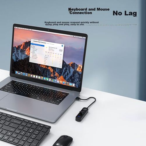 Hub Usb 3.0 Philips Con 4 Puertos Y Type-C Para Alta Velocidad