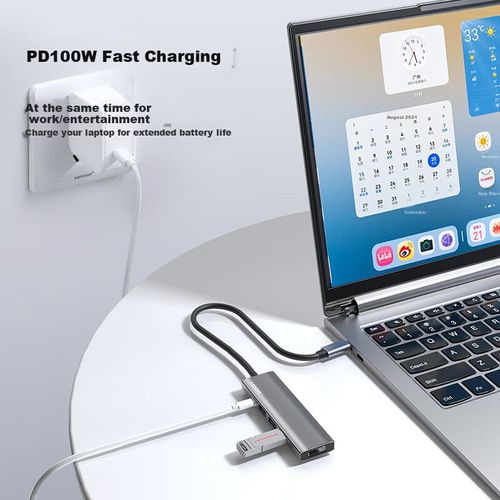 Docking Usb-C Lenovo Con Hdmi 4K 30Hz Y Carga Rápida Pd 100W