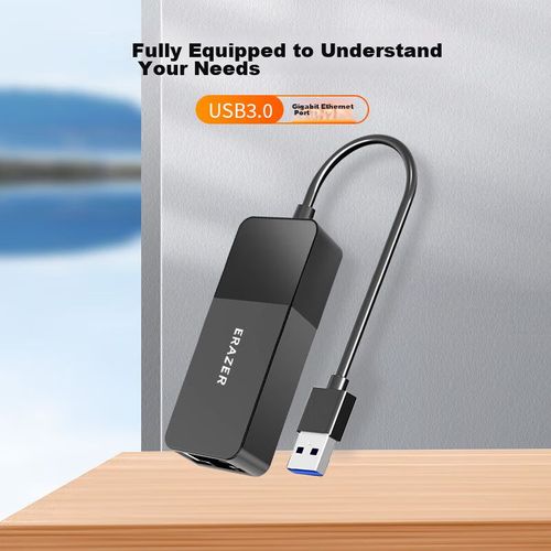 Adaptador Usb 3.0 Ethernet Gigabit Lenovo Erazer Hu01R Para Laptop