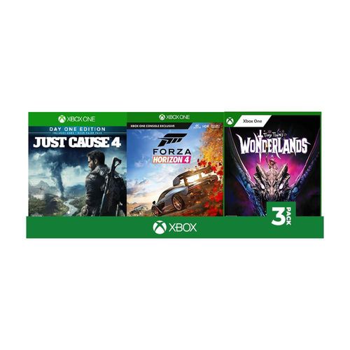 Combo 3 Videojuegos Xbox:Just Cause 4, Forza Horizon 4 Y Tiny Tina´s Wonderland - Xbox One