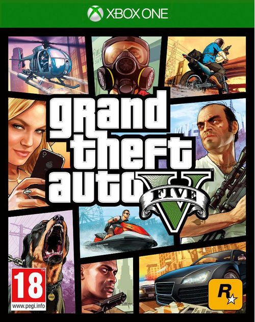 Grand Theft Auto GTA V (Five 5) XBOX One Game