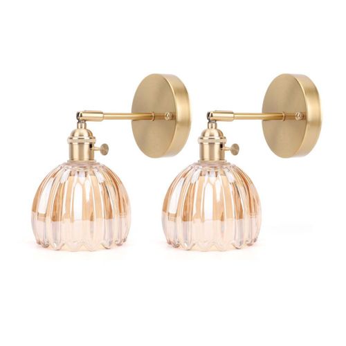 Gugxiom Vintage Lámpara de Pared con Tul