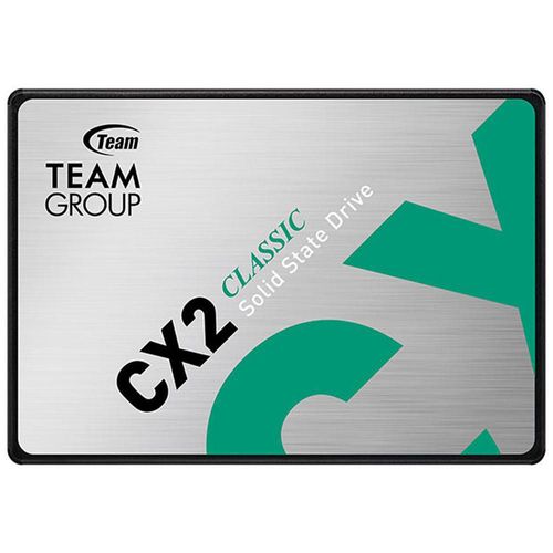 Unidad de estado solido ssd 2.5 256gb teamgroup cx2 sata iii 520/430 mb/s t253x6