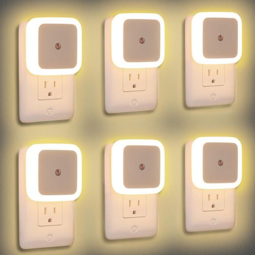 JUGLUTE Lámpara de Noche, 6 pcs Luz Noct