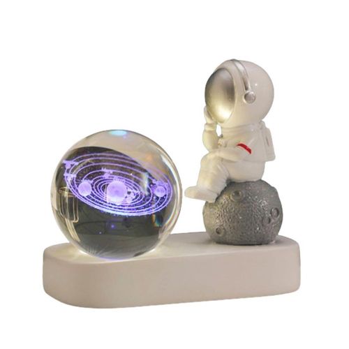Astronauta USB Bola De Cristal luces de