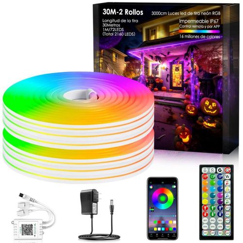 Tira Led Neon RGB 30M Luces Led Para Cua