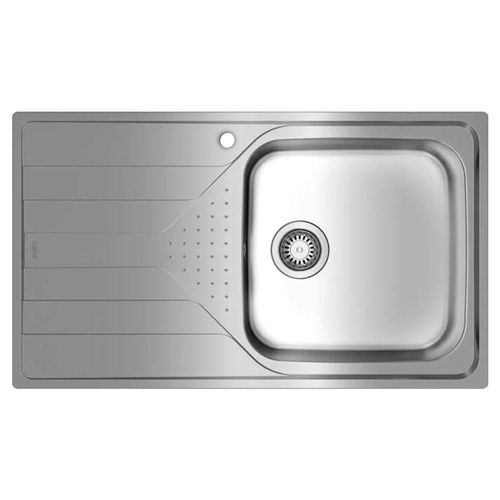 Tarja Empotrar Acero Inox Teka Universe 50 T-XP 1B 1D MAX 1 Tina 40 cm Escurridor Izquierdo