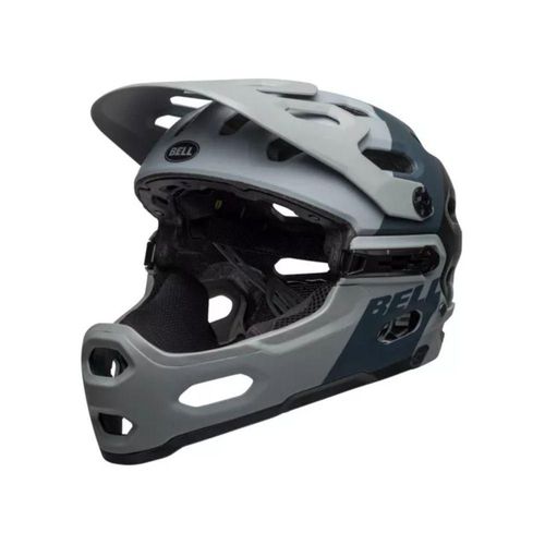 Casco Ciclismo Montaña Mediano Gris Enduro Super 3r Mips Bell