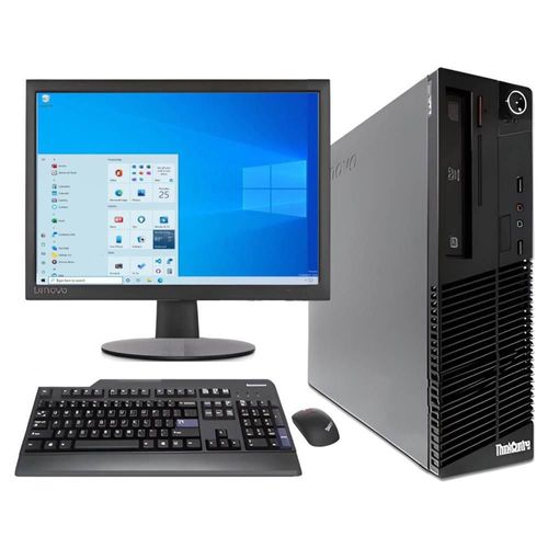PC Lenovo M93P i7 8GB Ram 500GB HDD Monitor Cuadra 19p Reacondicionado