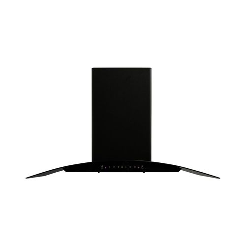 Campana Pared EB Técnica EB-393 90cm Purificadora Ac. Negro y Cristal