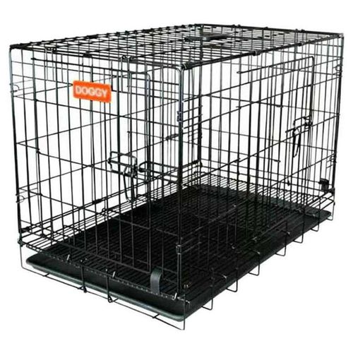 Jaula Metálica Plegable Doggy Perro 123x75x84.5cm Sunny