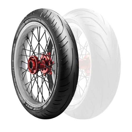 Llanta 120/70-17 para moto tubeless 58W Front Storm XM Avon