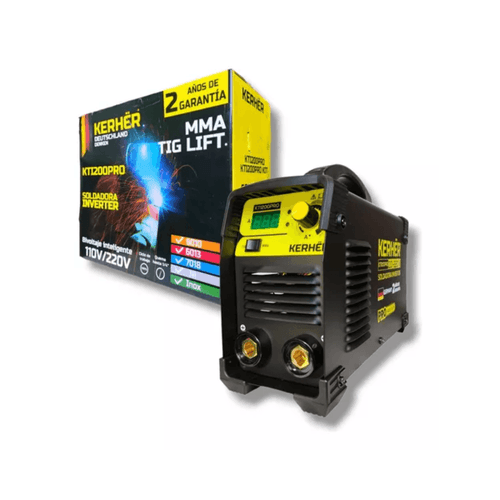 SOLDADORA INVERSORA KERHER PRO TIG/MMA 200A 110/220V KTI200PRO