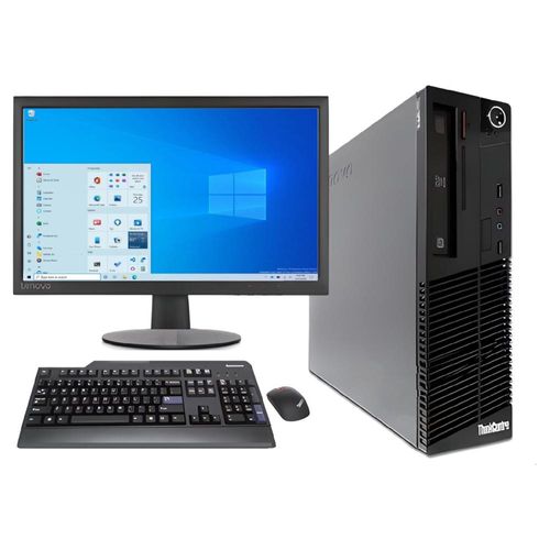 PC Lenovo M93P i7 8GB Ram 256GB SSD Monitor Cuadra 23p Reacondicionado