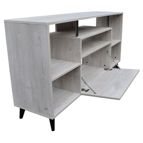 Mueble para TV de 70\ Ibiza Mesa Rack Hogare Blanco