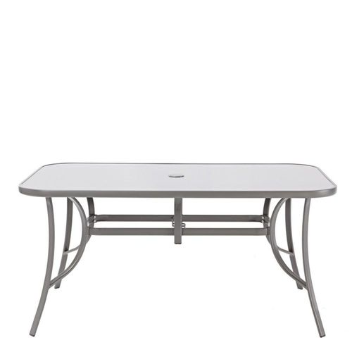 Mesa para Jardín de Acero 150x90 cm, Naterial, Modelo Alma