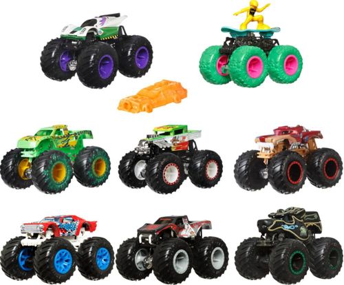 Hot Wheels Surtido Sorpresa Monster Trucks, Escala 1:64, Vehículo de Juguete para niños de 3 años en adelante