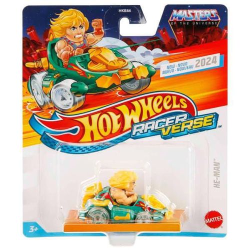 Hot Wheels RacerVerse Vehículo de Juguete He-Man para niños de 3 años en adelante