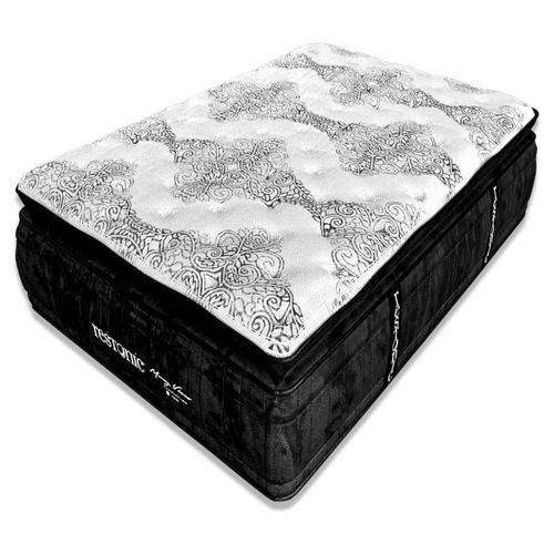 Colchon Queen Size Restonic System Mega Memory Foam Extreme Confort