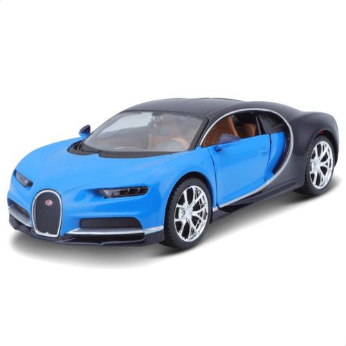 Maisto Auto Bugatti Chiron A Escala 1:24, Color Azul, Coleccionable