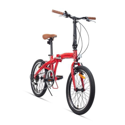 Bicicleta plegable rodada 20 origami 1.1 color rojo turbo
