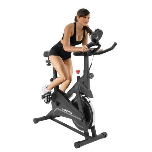 Bicicleta Spinning Estatica Para Ejercicio Altera Indoor Gym Color Negro