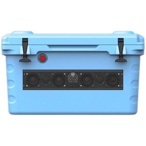 Hielera Azul con Barra de Sonido Marino Wet Sounds SHIVR-55-BLU 200W 55L