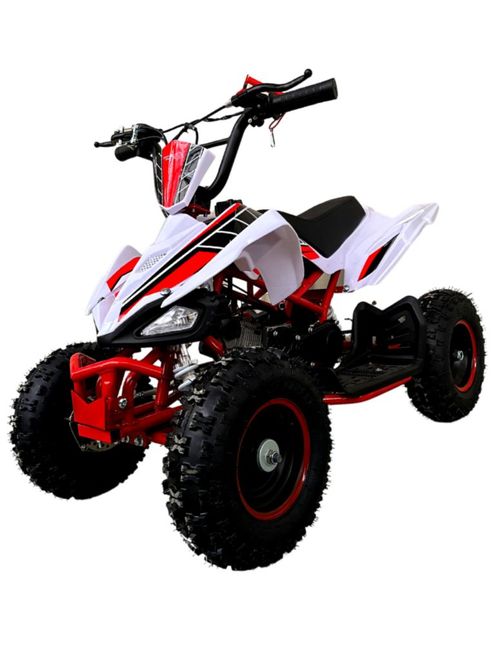 Mini Cuatrimoto Atv03 Roja Motor 49cc Encendido Electrico