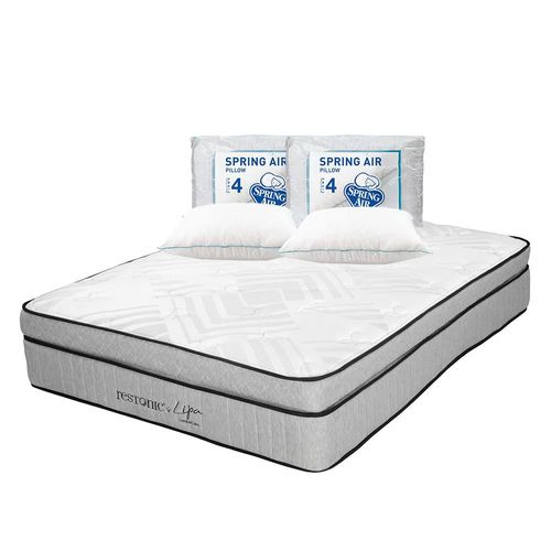 Colchón King Size Restonic Lipa + 2 Almohadas TRY