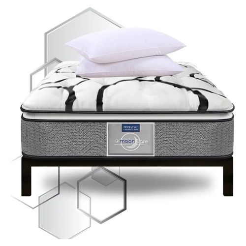 Colchón Restonic Matrimonial Ultra + 2 Almohadas + Box