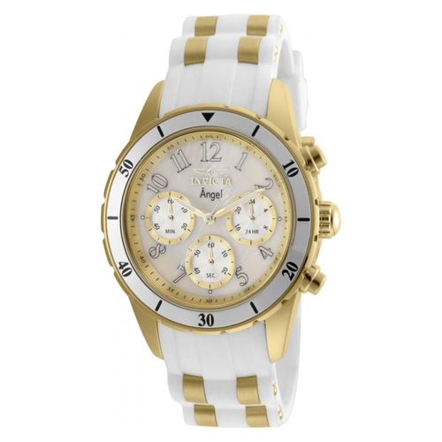 Reloj Invicta Angel 24901 Blanco, Dorado Mujer